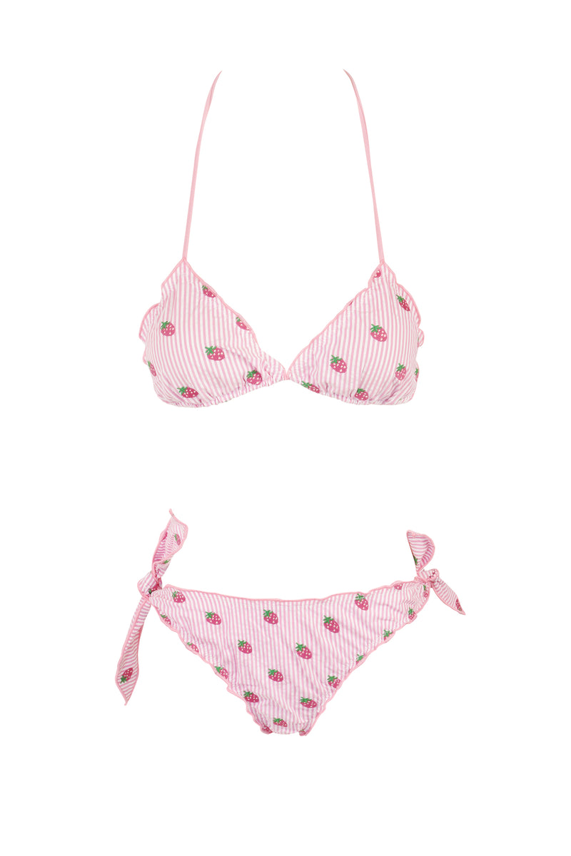 Mc2 Saint Barth Bikini Holly Crochet Rosa HOL0001/00667L Per Bambina main image 0