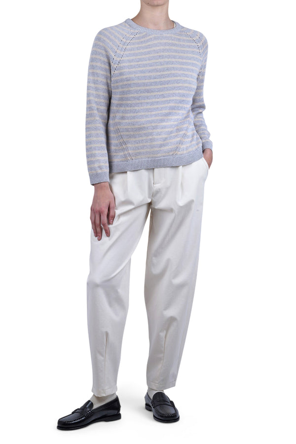 La Femme Blanche - Maglia - 471528 - Grigio/Corda