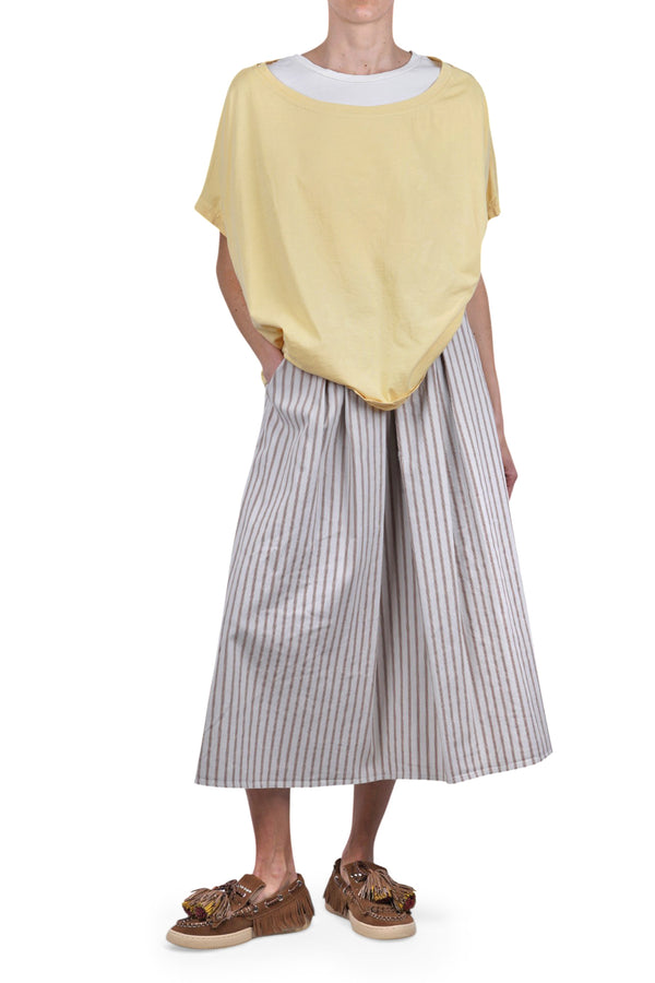 La Femme Blanche - Gonna - 471481 - Panna/Marrone