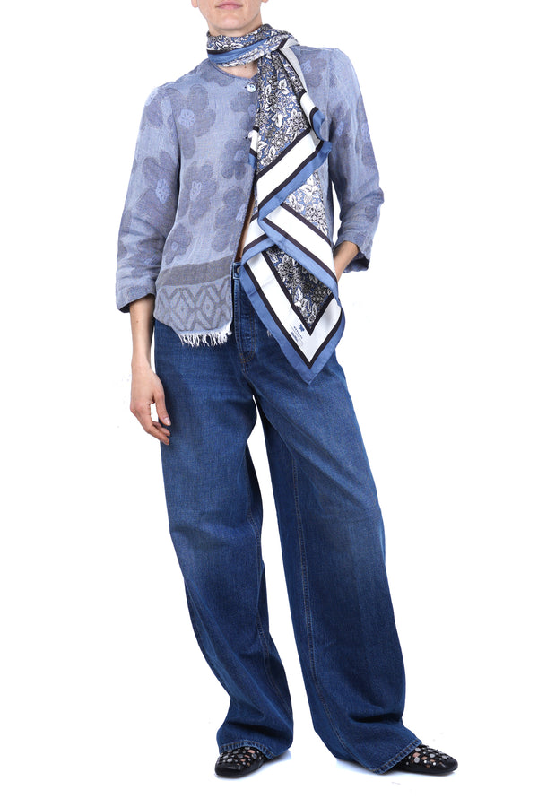 Weekend MaxMara - Sciarpa - 470647 - Fantasia Blu