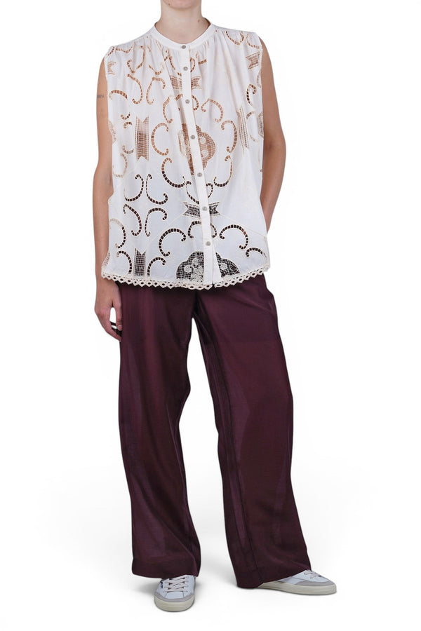 La Femme Blanche - Pantalone - 471587 - Bordeaux