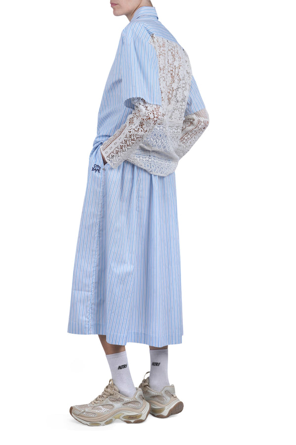 Ottod'ame - Camicia - 470782 - Bianco/Azzurro