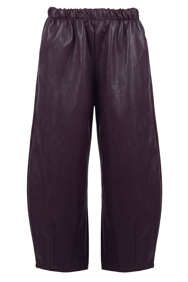 La Femme Blanche - Trousers - 481106 - Wine 