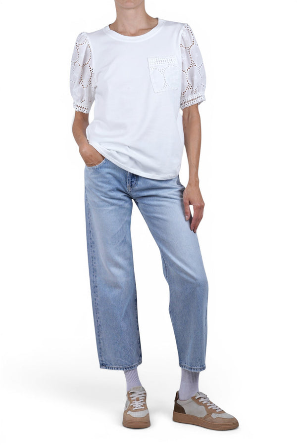 La Femme Blanche - T-shirt - 471706 - White 
