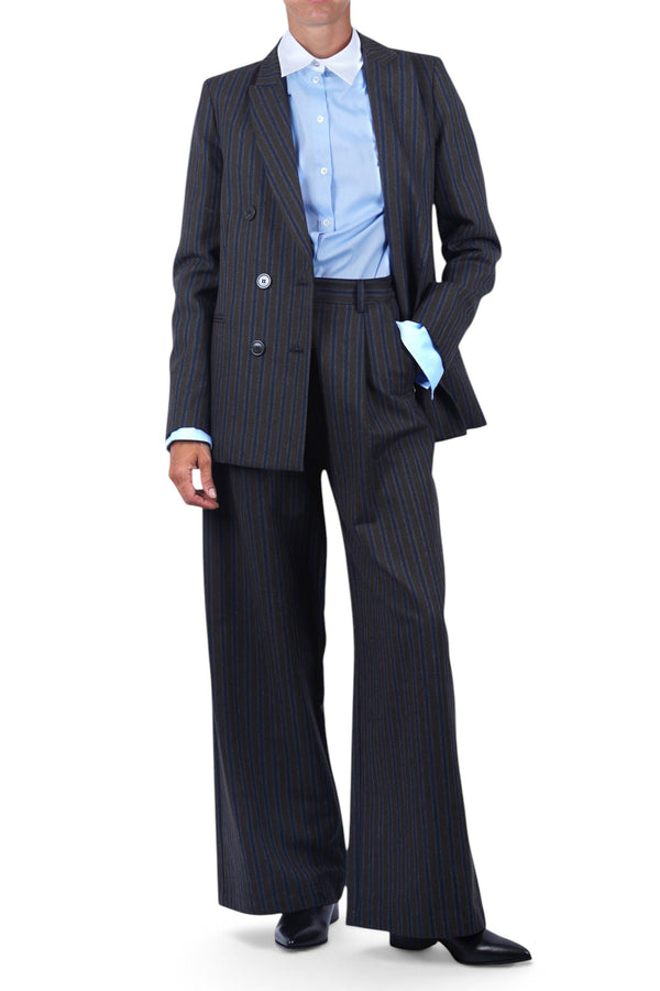 Ottod'ame - Jacket - 480330 - Blue/Brown 