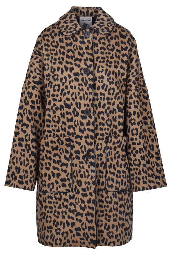 Semi Couture - Cappotto - 480885 - Cammello/Nero
