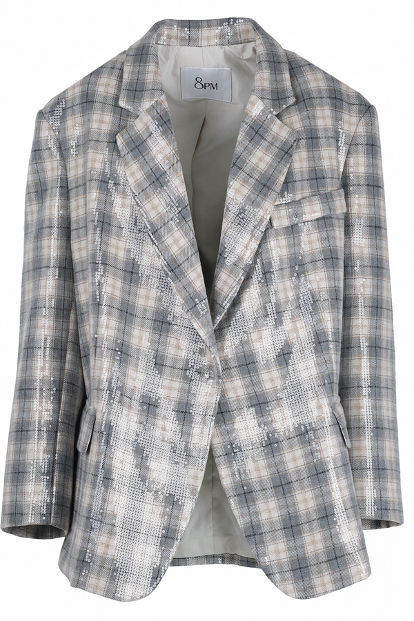 8pm - Giacca - 480386 - Beige/Grigio