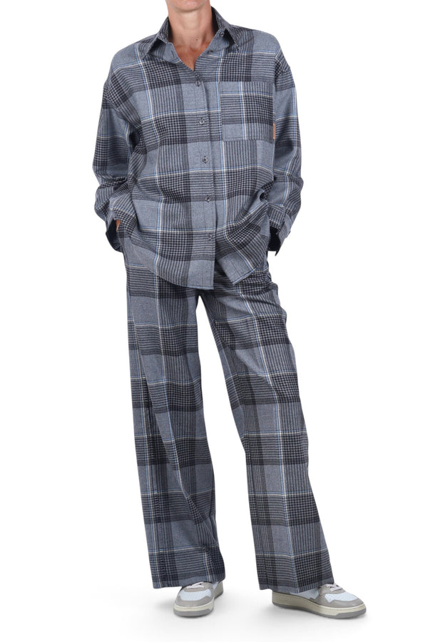 Ottod'ame - Pantalone - 480358 - Fantasia Grigio