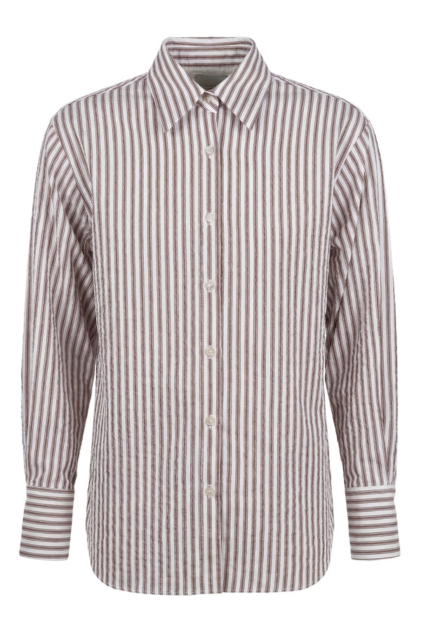 Alysi - Shirt - 471196 - White/Brown 