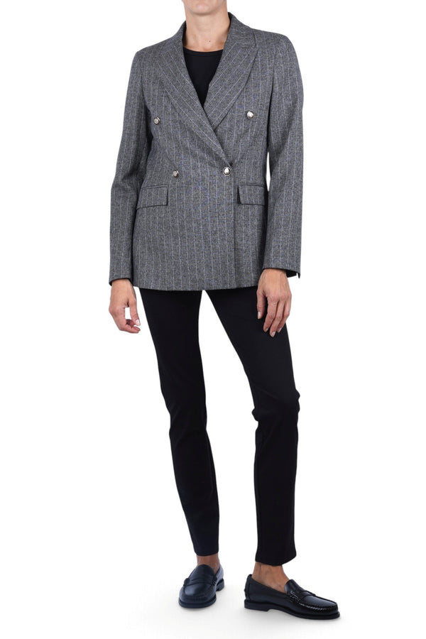 La Femme Blanche - Jacket - 481129 - Gray 