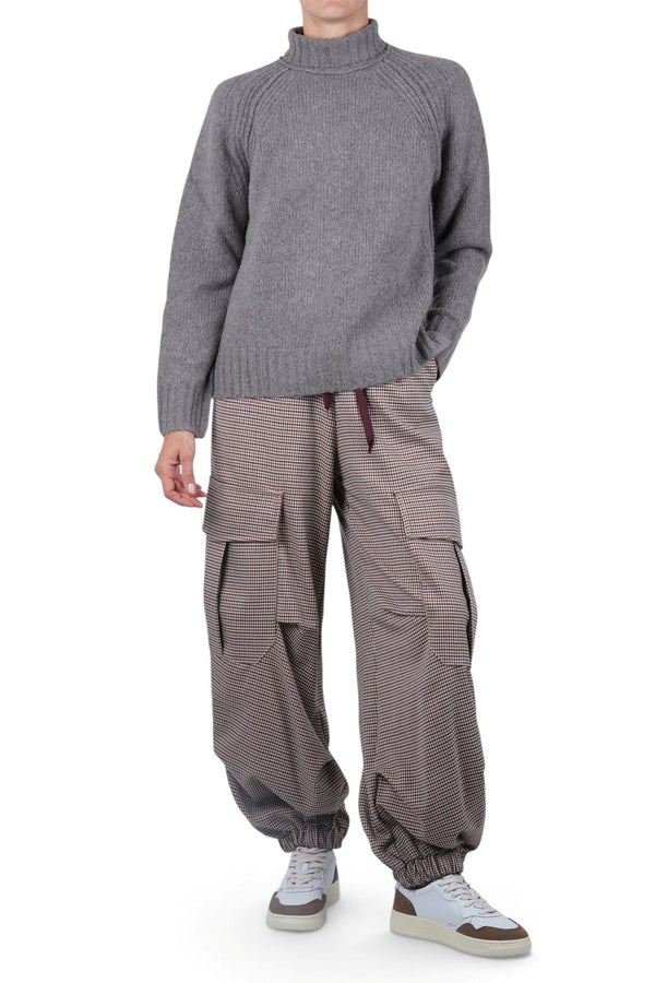 Meme Road - Trousers - 480198 - Cream/Bordeaux 