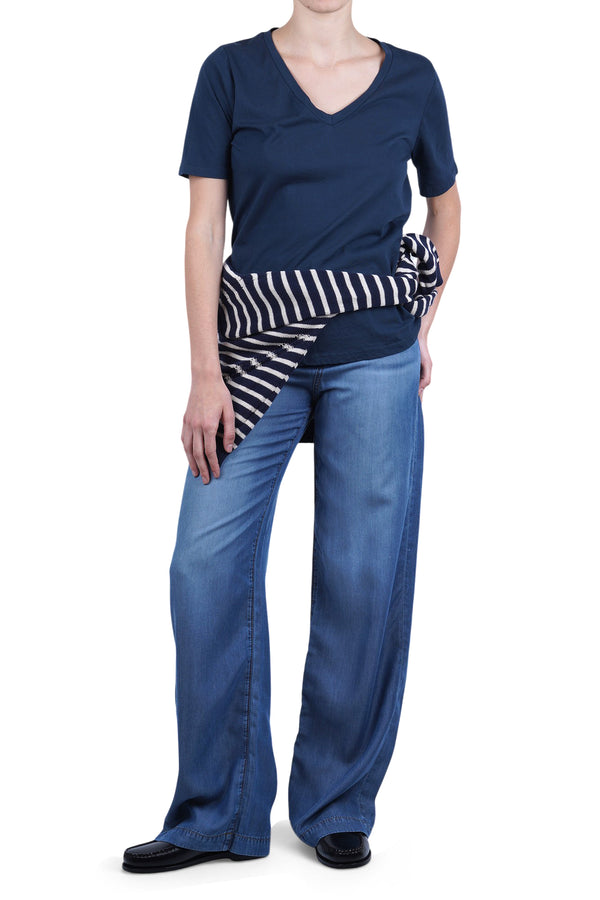 La Femme Blanche - T-shirt - 471526 - Blu