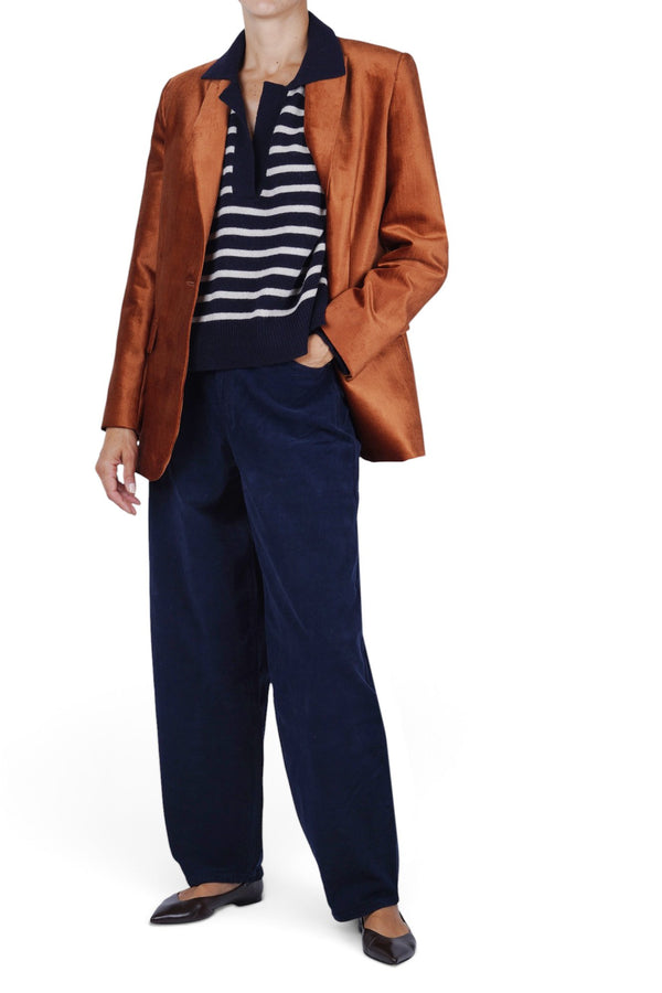 Ottod'ame - Shirt - 480369 - Blue/Cord 