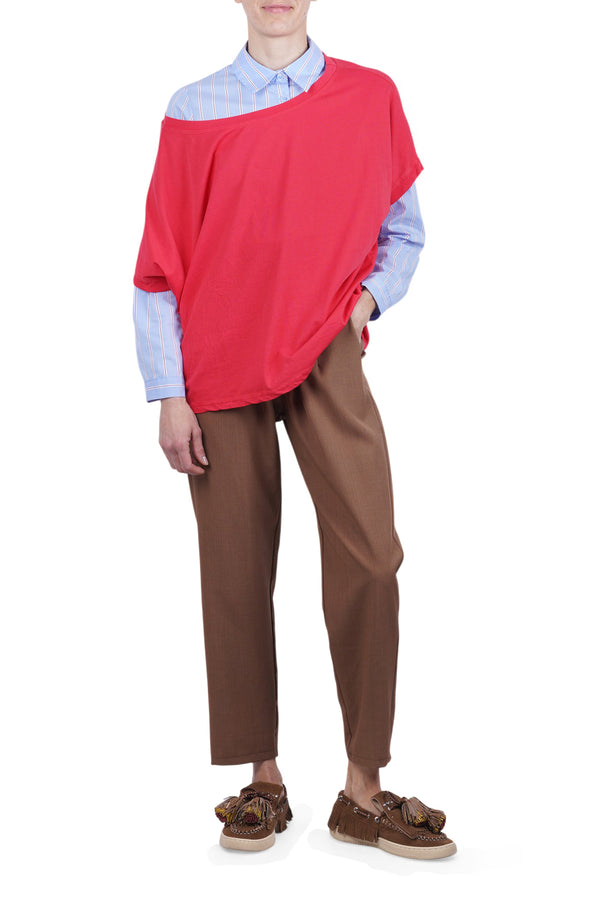 La Femme Blanche - T-shirt - 471524 - Rosso