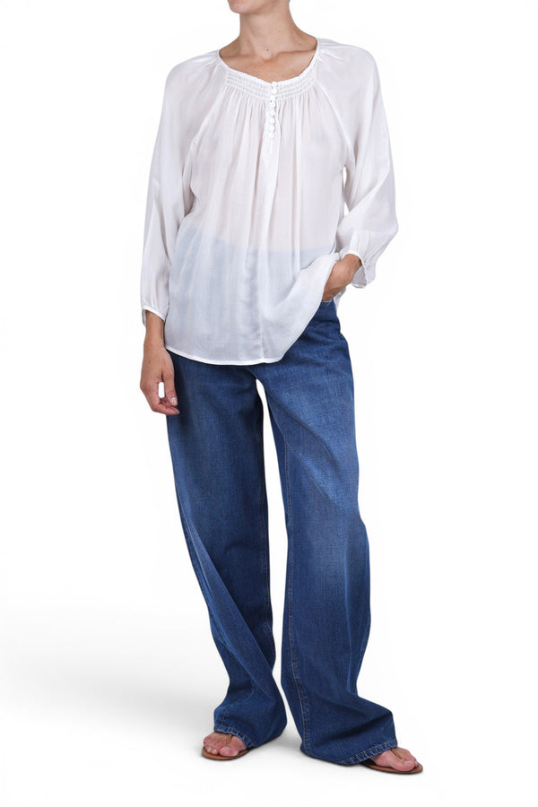 La Femme Blanche - Blusa - 471814 - Panna