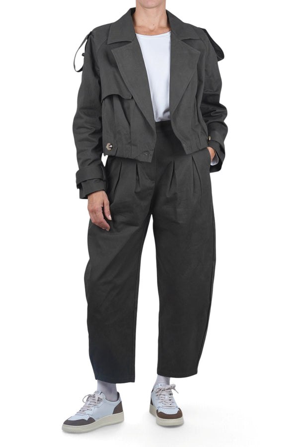La Femme Blanche - Pants - 481133 - Military 