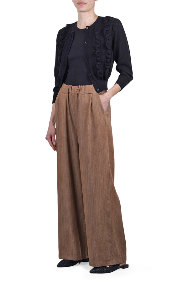 La Femme Blanche - Pantalone - 471482 - Marrone