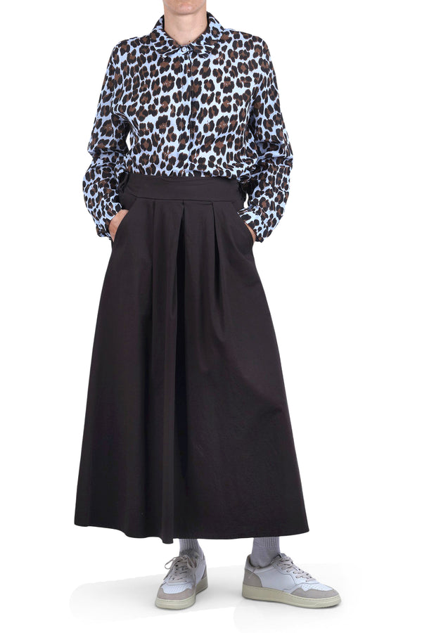 La Femme Blanche - Camicia - 471562 - Fantasia Azzurro