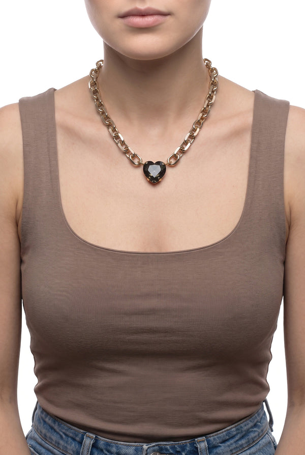 Aleva' Bijoux - Collana - 481062 - Oro/Fumee