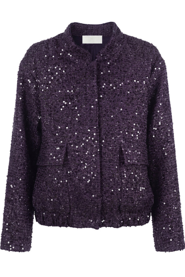 La Femme Blanche - Jacket - 481128 - Aubergine 