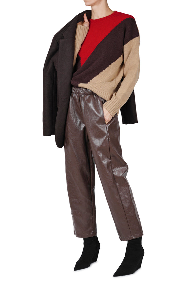 Jucca - Sweater - 460843 - Bordeaux/Brown 