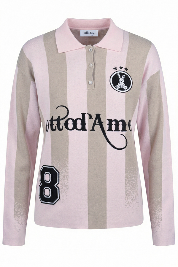 Ottod'ame - Maglia - 470771 - Beige/Rosa