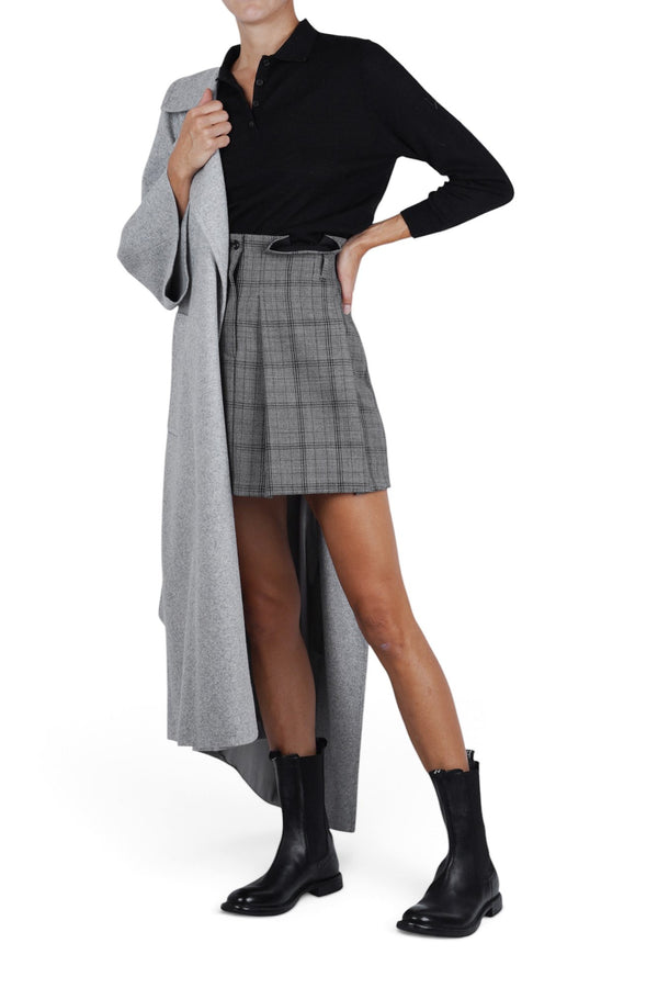 Tela - Skirt - 480118 - Gray/Black 