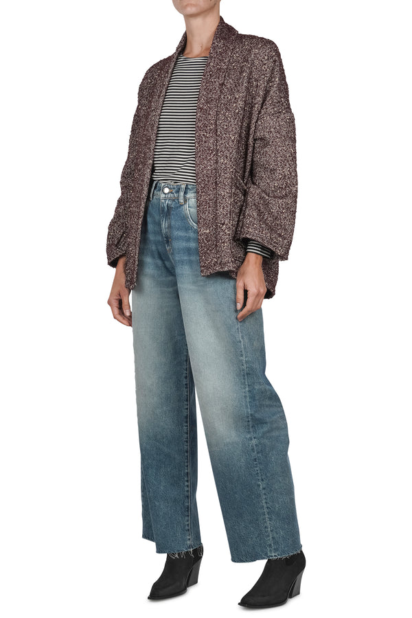 La Femme Blanche - Jacket - 461372 - Plum Pattern 