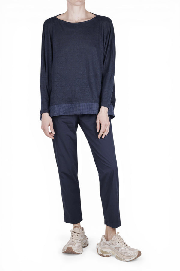 Mama B - Pantalone - 471393 - Blu