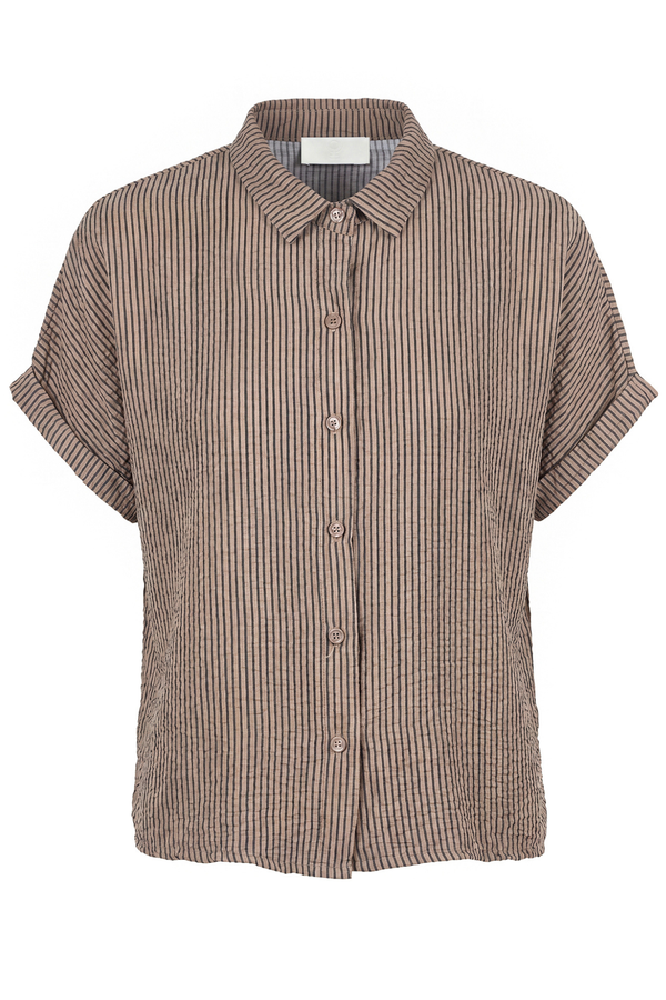La Femme Blanche - Camicia - 471602 - Beige/Marrone