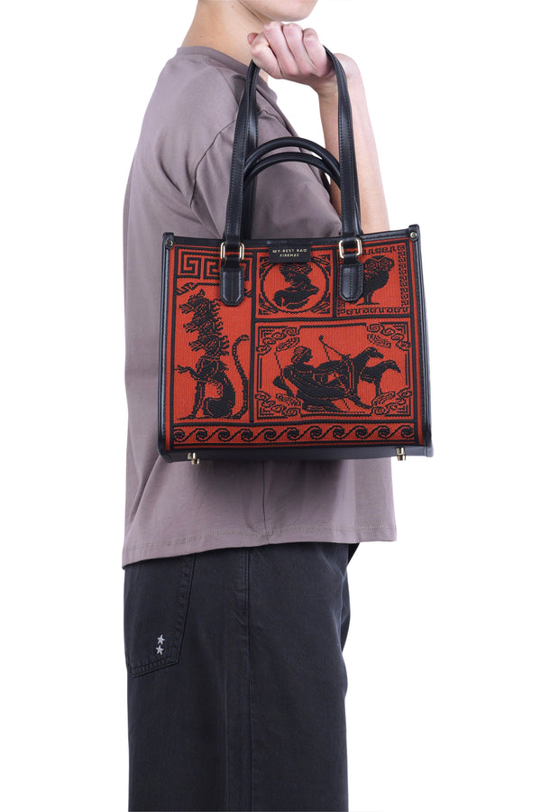 My Best Bags - Borsa media - 470331 - Nero/Ruggine