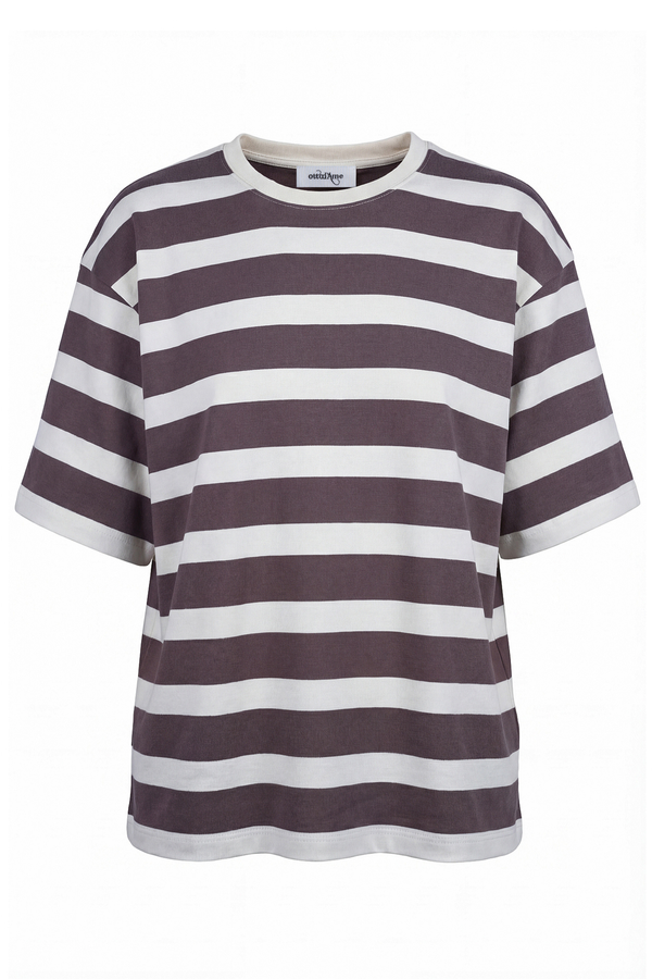Ottod'ame - T-shirt - 470763 - Panna/Moka