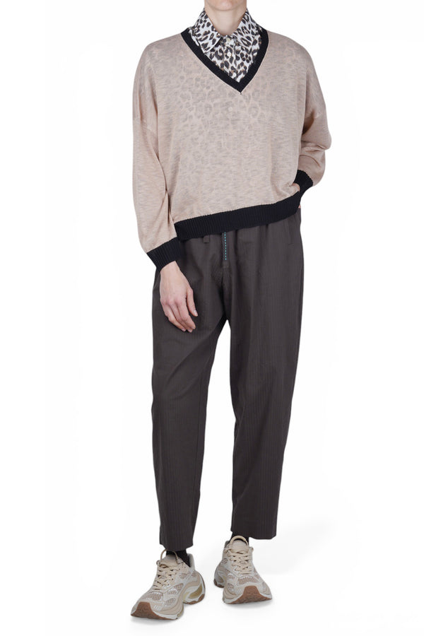 Même Road - Maglia - 470279 - Beige/Nero