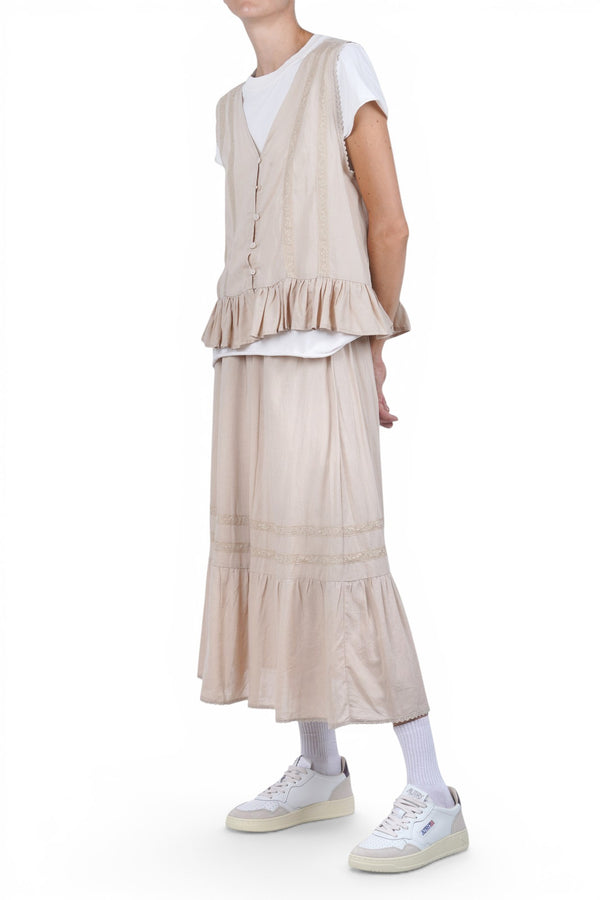 La Femme Blanche - Gonna - 471816 - Beige