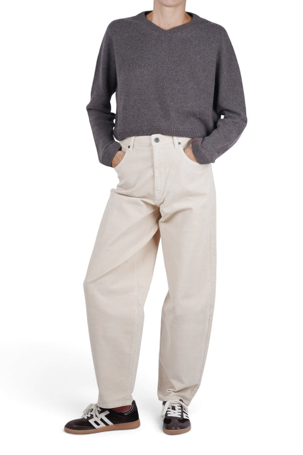Ottod'ame - Pants - 480328 - Ecru 