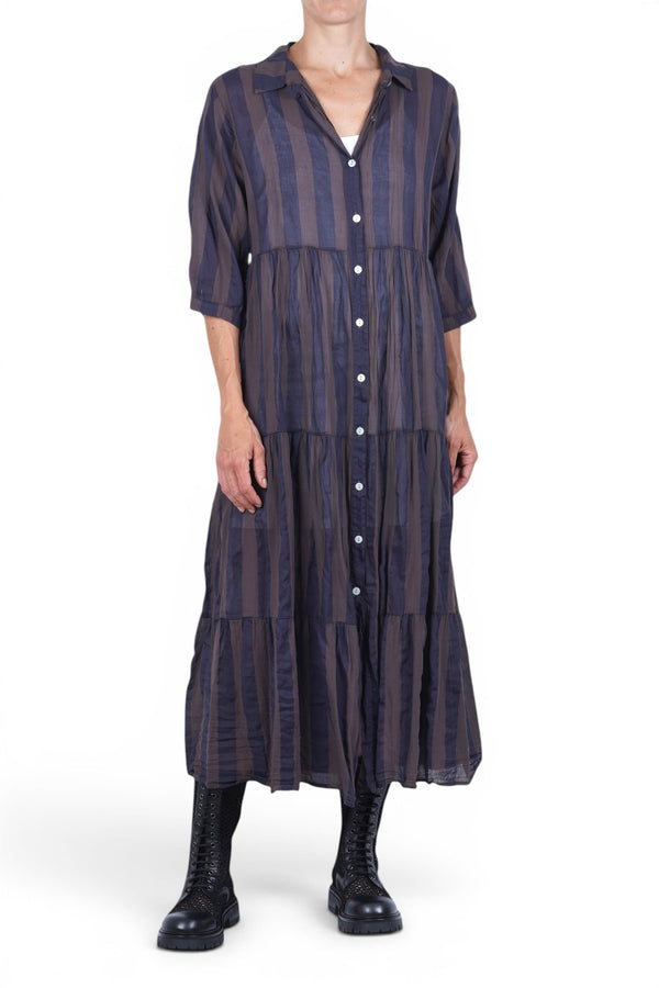 La Femme Blanche - Dress - 471797 - Blue/Brown 