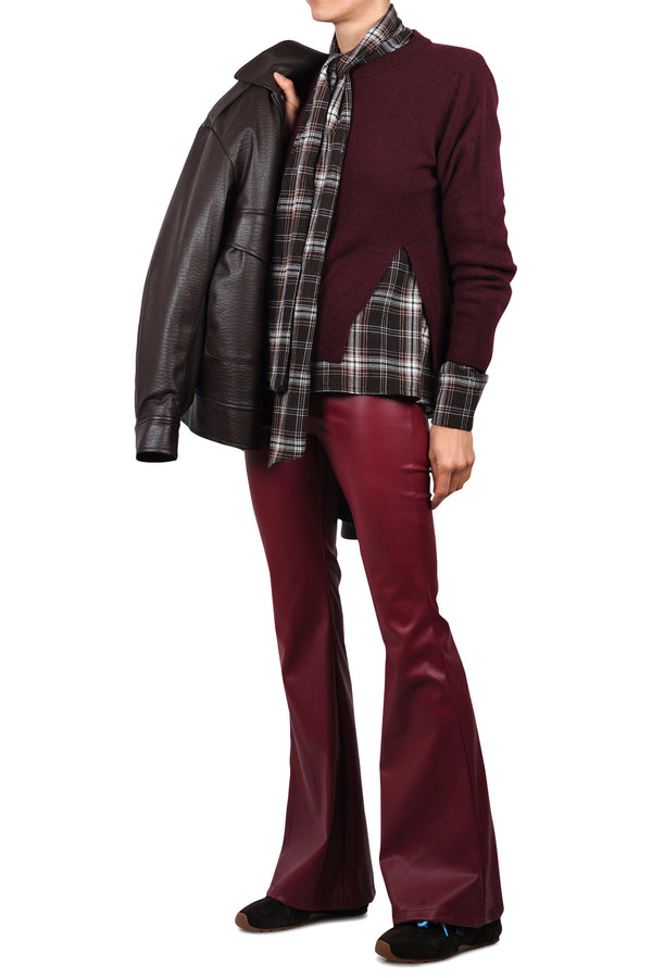 La Femme Blanche - Shirt - 461520 - White/Brown 