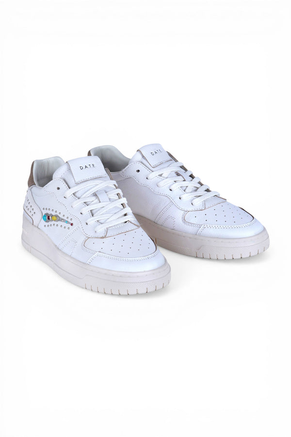 DATE - Sneakers - 470675 - White/Tortora 