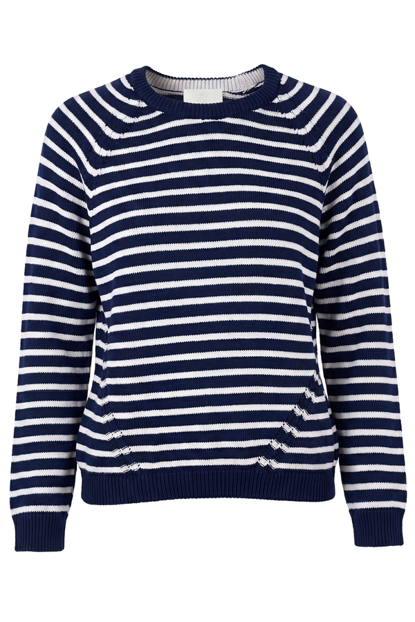 La Femme Blanche - Maglia - 471528 - Blu/Corda