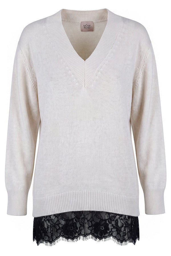 Meme Road - Shirt - 480206 - Cream 