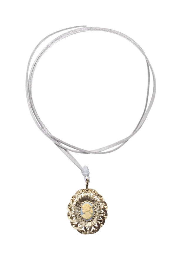 Aleva' Bijoux - Collana - 481078 - Oro/Azzurro