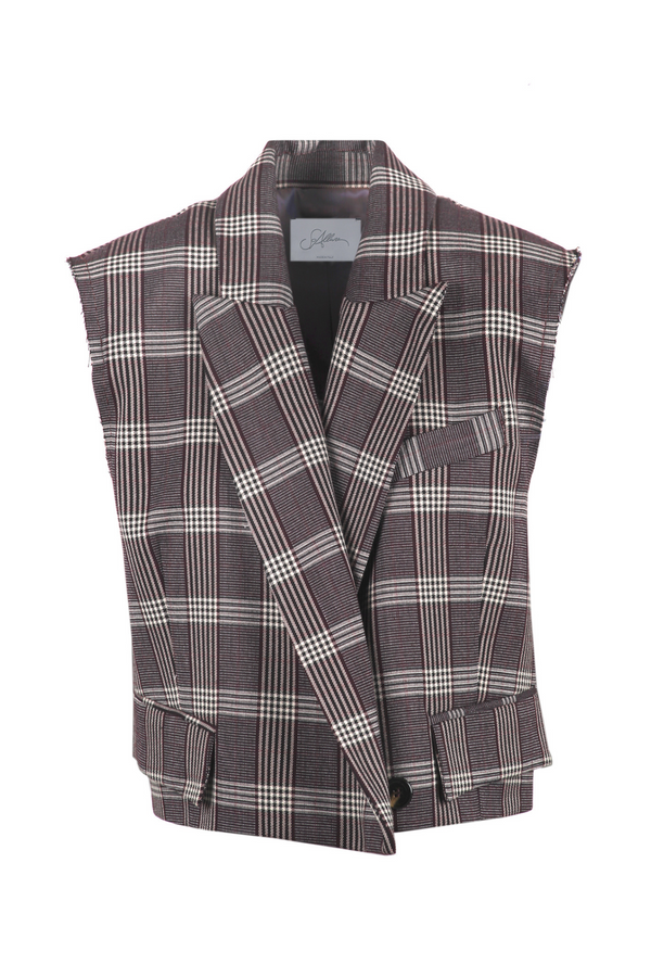 So Allure - Vest - 441067 - Bordeaux Pattern 