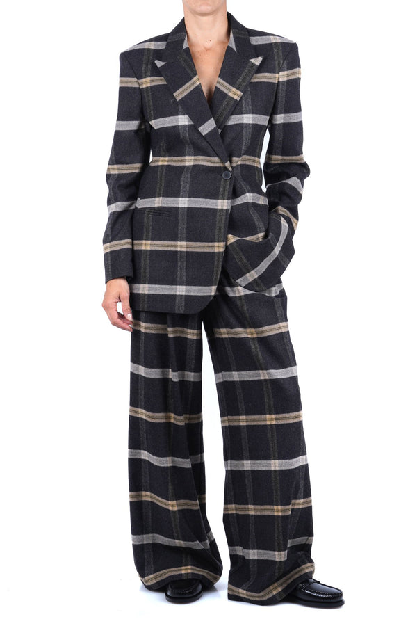 Alysi - Trousers - 480621 - Anthracite/Beige 