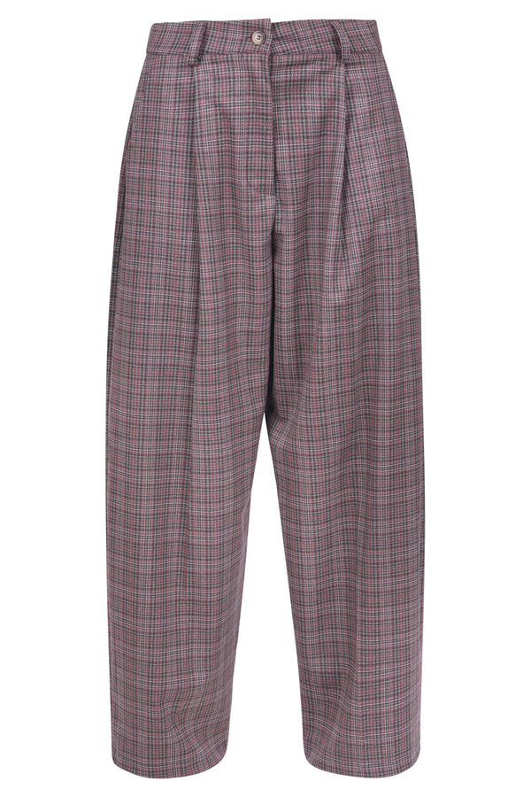 La Femme Blanche - Pants - 461751 - Brown Pattern 