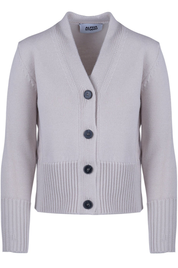 ALPHA STUDIO - Cardigan - 480261 - Cipria