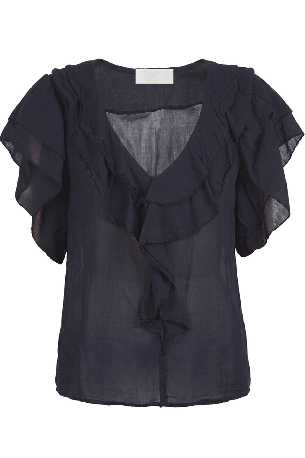 La Femme Blanche - Shirt - 471704 - Black 