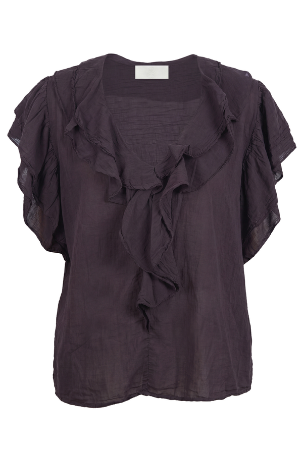La Femme Blanche - Blouse - 471704 - Mocha 