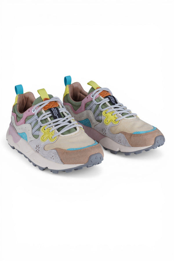 Flower Mountain - Sneakers - 470436 - Beige/Verde