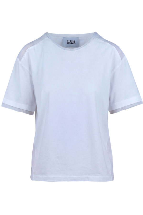 ALPHA STUDIO - T-shirt - 471119 - White 