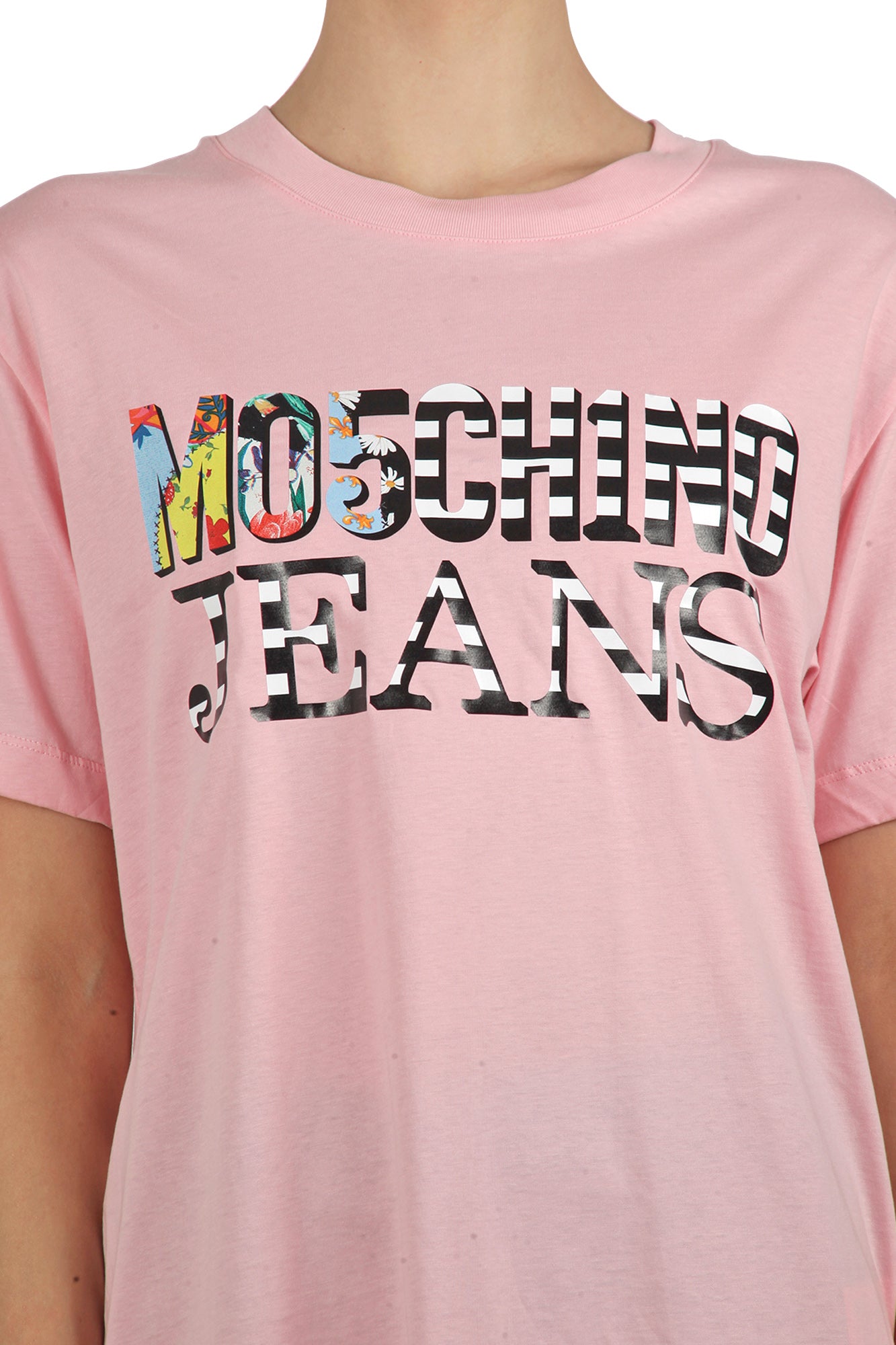 moschet MO5CH1NO JEANS - Moschino - T-shirt - 431641 - Pink
